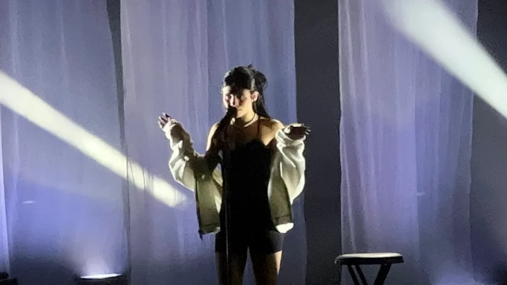 Nessa Barrett performing live on stage